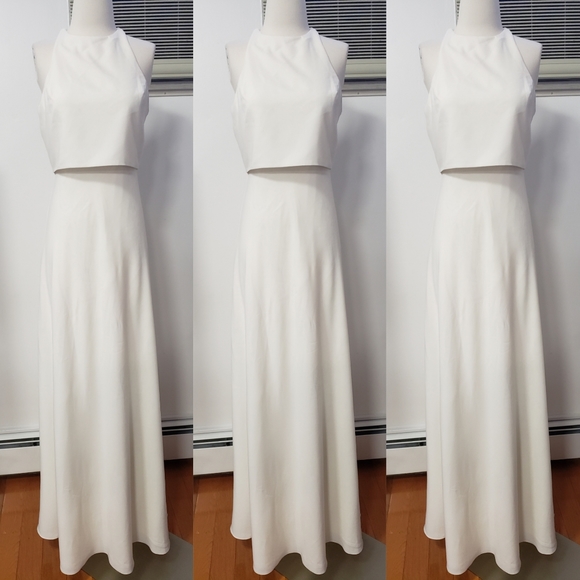 - 💯%BHLDN Jill Stuart Iva Crepe Maxi  Dress - Picture 13 of 16